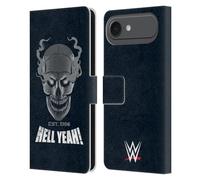 Head Case Designs sous Licence Officielle WWE Hell Yeah Stone Cold Steve Austin Étui Portefeuille en Cuir Compatible avec Apple iPhone 17 Air