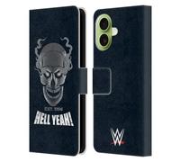 Head Case Designs sous Licence Officielle WWE Hell Yeah Stone Cold Steve Austin Étui Portefeuille en Cuir Compatible avec Apple iPhone 17
