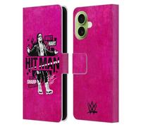 Head Case Designs sous Licence Officielle WWE Hitman Bret Hart Étui Portefeuille en Cuir Compatible avec Apple iPhone 17