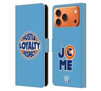 Head Case Designs sous Licence Officielle WWE Hustle Loyalty Respect John Cena Étui Portefeuille en Cuir Compatible avec Apple iPhone 17 Pro Max