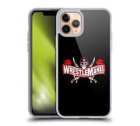 Head Case Designs sous Licence Officielle WWE Icône Wrestlemania 37 Logos Coque en Gel [Protection de Qualité Militaire] Compatible avec Apple iPhone 11 Pro Et Compatible avec MagSafe