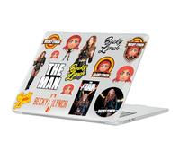 Head Case Designs sous Licence Officielle WWE Icones Becky Lynch Coque Ordinateur Portable Transparent Pailleté Compatible avec MacBook Air 13.6" M2 A2681/M3 A3113/M4 A3240 2022/2024/2025