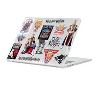 Head Case Designs Sous Licence Officielle WWE Icones Cody Rhodes Coque Ordinateur Portable Transparent Armure Cristal Rigide compatible avec MacBook Air 13.6" M2 A2681/M3 A3113/M4 A3240 2022/2024/2025