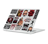 Head Case Designs sous Licence Officielle WWE Icones Roman Reigns Coque Ordinateur Portable Transparent Pailleté Compatible avec MacBook Air 13.6" M2 A2681/M3 A3113/M4 A3240 2022/2024/2025