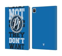 Head Case Designs sous Licence Officielle WWE Ils Ne Veulent Aucun AJ Styles Étui Portefeuille en Cuir Compatible avec Apple iPad Pro 13 M4 2024