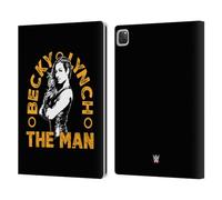 Head Case Designs sous Licence Officielle WWE Image 2 Becky Lynch The Man Étui Portefeuille en Cuir Compatible avec Apple iPad Pro 13 M4 2024