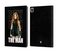 Head Case Designs sous Licence Officielle WWE Image 3 Becky Lynch The Man Étui Portefeuille en Cuir Compatible avec Apple iPad Pro 13 M4 2024