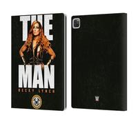 Head Case Designs sous Licence Officielle WWE Image Becky Lynch The Man Étui Portefeuille en Cuir Compatible avec Apple iPad Pro 13 M4 2024