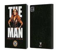 Head Case Designs sous Licence Officielle WWE Image Becky Lynch The Man Étui Portefeuille en Cuir Compatible avec Apple iPad Pro 11 M4 2024