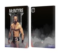 Head Case Designs sous Licence Officielle WWE Image LED Drew McIntyre Étui Portefeuille en Cuir Compatible avec Apple iPad Pro 13 M4 2024