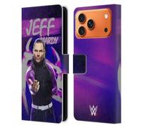 Head Case Designs sous Licence Officielle WWE Image LED Jeff Hardy Étui Portefeuille en Cuir Compatible avec Apple iPhone 17 Pro Max