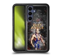 Head Case Designs sous Licence Officielle WWE Image LED Kurt Angle Étui Antichoc Ultra-Blindé Compatible avec Samsung Galaxy S25 FE