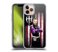Head Case Designs sous Licence Officielle WWE Jeff Hardy Drapeau D'Américain Superstars Coque en Gel [Protection de Qualité Militaire] Compatible avec Apple iPhone 11 Pro Et Compatible avec MagSafe