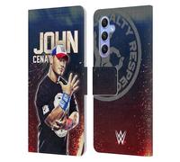 Head Case Designs sous Licence Officielle WWE John Cena Superstars Étui Portefeuille en Cuir Compatible avec Samsung Galaxy A34 5G