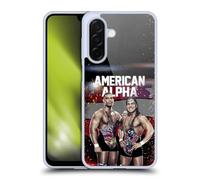 Head Case Designs sous Licence Officielle WWE LED Image American Alpha Coque en Gel [Protection de Qualité Militaire] Compatible avec Samsung Galaxy A26 5G