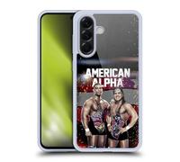 Head Case Designs sous Licence Officielle WWE LED Image American Alpha Coque en Gel [Protection de Qualité Militaire] Compatible avec Samsung Galaxy A56 5G