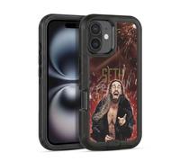 Head Case Designs sous Licence Officielle WWE LED Seth Rollins Étui Antichoc Ultra-Blindé Compatible avec Apple iPhone 16