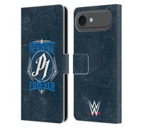 Head Case Designs sous Licence Officielle WWE Logo AJ Styles Étui Portefeuille en Cuir Compatible avec Apple iPhone 17 Air