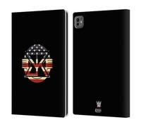 Head Case Designs sous Licence Officielle WWE Logo De Fierté Américain Seth Rollins Étui Portefeuille en Cuir Compatible avec Apple iPad Pro 11 M4 2024