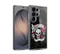 Head Case Designs sous Licence Officielle WWE Logo De Hitman Bret Hart Coque en Gel [Protection de Qualité Militaire] Compatible avec Samsung Galaxy S26 Ultra