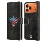 Head Case Designs sous Licence Officielle WWE Logo du Cauchemar Américain Graphiques de Cody Rhodes Étui Portefeuille en Cuir Compatible avec Apple iPhone 17 Pro Max