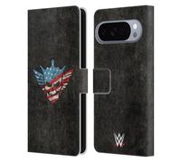 Head Case Designs sous Licence Officielle WWE Logo du Cauchemar Américain Graphiques de Cody Rhodes Étui Portefeuille en Cuir Compatible avec Google Pixel 10 Pro XL