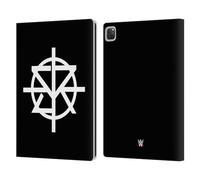 Head Case Designs sous Licence Officielle WWE Logo Mono Seth Rollins Étui Portefeuille en Cuir Compatible avec Apple iPad Pro 13 M4 2024