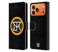 Head Case Designs sous Licence Officielle WWE Monogramme Seth Rollins Étui Portefeuille en Cuir Compatible avec Apple iPhone 17 Pro Max