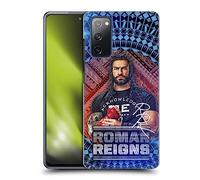 Head Case Designs sous Licence Officielle WWE Motif Tribal Roman Reigns Coque Dure pour l'arrière Compatible avec Samsung Galaxy S20 FE / 5G