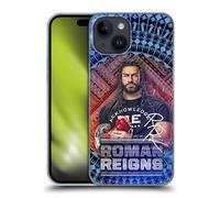 Head Case Designs sous Licence Officielle WWE Motif Tribal Roman Reigns Coque Dure pour l'arrière Compatible avec Apple iPhone 15