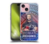 Head Case Designs sous Licence Officielle WWE Motif Tribal Roman Reigns Coque en Gel [Protection de Qualité Militaire] Compatible avec Apple iPhone 15 Et Compatible avec MagSafe