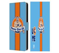 Head Case Designs sous Licence Officielle WWE Never Give Up John Cena Étui Portefeuille en Cuir Compatible avec Samsung Galaxy S25 FE