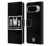 Head Case Designs sous Licence Officielle WWE New World Order Blanc Et Noir Superstars 7 Étui Portefeuille en Cuir Compatible avec Google Pixel 10 Pro XL