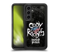 Head Case Designs Sous Licence Officielle WWE Nom en Détresse Cody Rhodes Étui Antichoc Ultra-Blindé Compatible avec Samsung Galaxy S24+ 5G