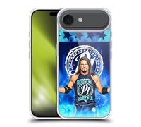 Head Case Designs sous Licence Officielle WWE Portrait AJ Styles Coque en Gel [Protection de Qualité Militaire] Compatible avec Apple iPhone 17 Air