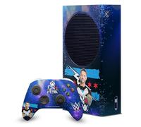 Head Case Designs Sous Licence Officielle WWE Portrait CM Punk Enveloppement De Console De Jeu Et Skins Pour Manette De Jeu Ensemble compatible avec Xbox Series S Console & Controller Bundle