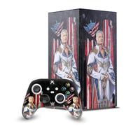 Head Case Designs Sous Licence Officielle WWE Portrait Du Cauchemar Américain Cody Rhodes Enveloppement De Console De Jeu Et Skins Pour Manette De Jeu Ensemble compatible avec Xbox Series X
