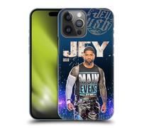 Head Case Designs sous Licence Officielle WWE Portrait Jey USO Coque Dure pour l'arrière Compatible avec Apple iPhone 14 Pro Max