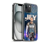 Head Case Designs sous Licence Officielle WWE Portrait Jey USO Coque en Gel [Protection de Qualité Militaire] Compatible avec Apple iPhone 15 Et Compatible avec MagSafe