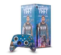 Head Case Designs Sous Licence Officielle WWE Portrait Jey Uso Enveloppement De Console De Jeu Et Skins Pour Manette De Jeu Ensemble compatible avec Xbox Series X