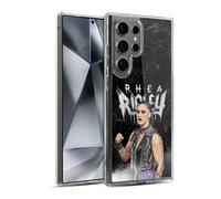 Head Case Designs sous Licence Officielle WWE Portrait Rhea Ripley Coque en Gel [Protection de Qualité Militaire] Compatible avec Samsung Galaxy S24 Ultra 5G Et Compatible avec MagSafe
