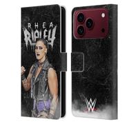 Head Case Designs sous Licence Officielle WWE Portrait Rhea Ripley Étui Portefeuille en Cuir Compatible avec Apple iPhone 18 Pro Max