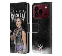 Head Case Designs sous Licence Officielle WWE Portrait Rhea Ripley Étui Portefeuille en Cuir Compatible avec Apple iPhone 18 Pro