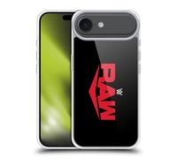 Head Case Designs sous Licence Officielle WWE Raw Logo du Programme Télévisé Coque en Gel [Protection de Qualité Militaire] Compatible avec Apple iPhone 17 Air