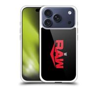 Head Case Designs sous Licence Officielle WWE Raw Logo du Programme Télévisé Coque en Gel [Protection de Qualité Militaire] Compatible avec Apple iPhone 17 Pro