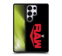 Head Case Designs sous Licence Officielle WWE Raw Logo du Programme Télévisé Coque en Gel renforcée [Protection de Qualité Militaire] Compatible avec Samsung Galaxy S25 Ultra