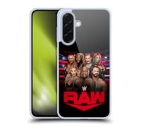 Head Case Designs sous Licence Officielle WWE Raw Pay-per-View-Superstars Coque en Gel [Protection de Qualité Militaire] Compatible avec Samsung Galaxy A36 5G