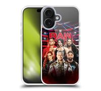Head Case Designs sous Licence Officielle WWE Raw Superstars du Pay-per-View 2024 Coque en Gel [Protection de Qualité Militaire] Compatible avec Apple iPhone 17