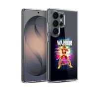 Head Case Designs sous Licence Officielle WWE Rétro Blast The Ultimate Warrior Coque en Gel [Protection de Qualité Militaire] Compatible avec Samsung Galaxy S26 Ultra