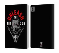 Head Case Designs sous Licence Officielle WWE Roman Reigns Unleash The Big Dog Superstars 8 Étui Portefeuille en Cuir Compatible avec Apple iPad Pro 11 M4 2024
